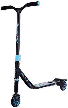 Трюковий самокат Jumpro Stunt Scooter синій, до 80 кг, з пружинною технологією, сертифікат TÜV GS