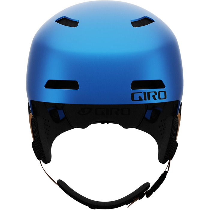 Дитячий лижний шолом Giro Crüe, синій, Shreddy Yeti, для сноуборду та гірських лиж