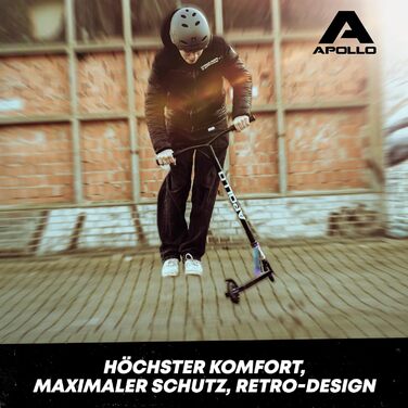 Шолом для скейтборду, самоката, BMX Apollo з регулюванням розміру, для дітей та дорослих, L/XL (56-61 см), різні кольори, тріщинчатий дизайн