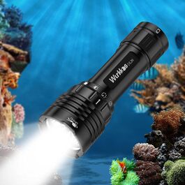 Ліхтар під водою Wurkkos DL30 3600 Lumen, IPX8, 3x LH351D LED, 5000K, з зарядним пристроєм