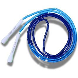 Стрибкове канат Elevate Rope Professionelles Perlen - 3м, регульований, якісні намистини та полішнур - для фрістайлу, кардіо та трюків, підходить для будь-якого рівня та використання в приміщенні/на вулиці