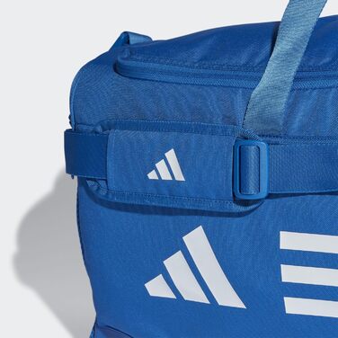 Спортивна сумка adidas Essentials Duffel унісекс, синя/біла