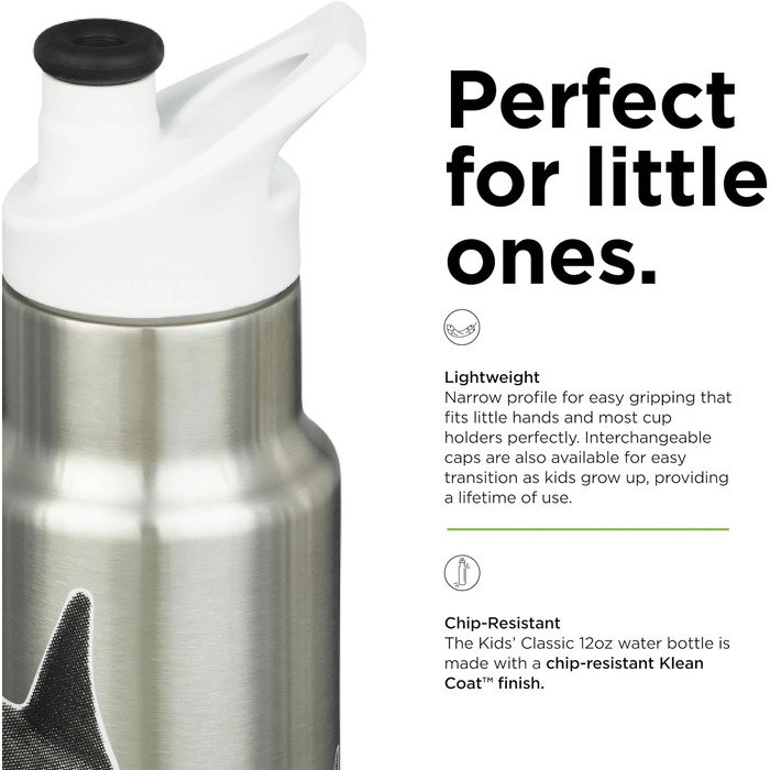 Пляшка для води Klean Kanteen Classic Sport для дорослих, унісекс