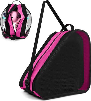 Сумка для роликів Flintronic, для дітей, рожева: містка, з регульованим плечовим ременем