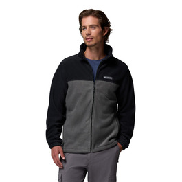 Чоловіча флісова куртка Columbia Steens Mountain Full Zip 2.0 на блискавці, чорна (Black/Grill), розмір L