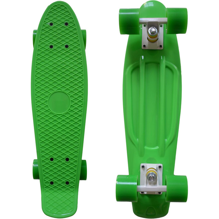 Скейтборд Penny Board MUWO Cruiser 55 см зелений, ретро, PU-колеса, для початківців і профі