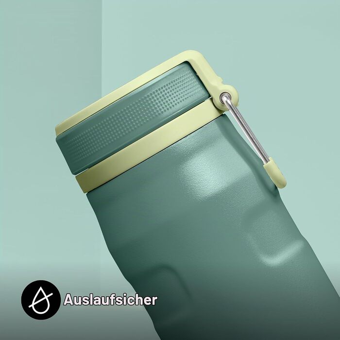 Термос-пляшка STANLEY 1913 IceFlow Bottle Twist Flip 0.47L, сталева вакуумна пляшка для напоїв (Shale)