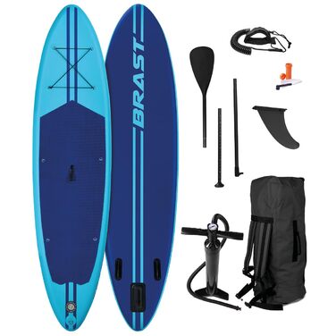 SUP дошка BRAST Primo надувна з веслом та аксесуарами 320x81x15 см (Синя)