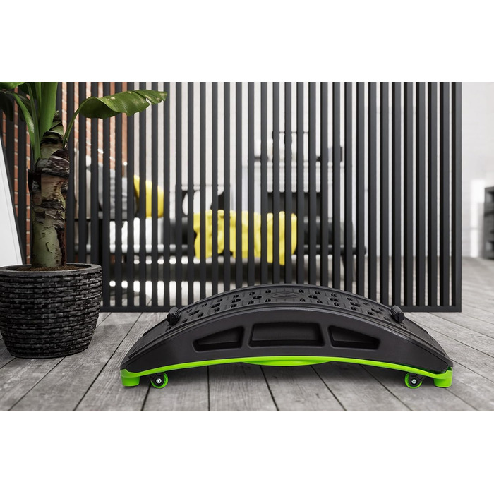 Вібраційна фітнес-платформа GLOBAL RELAX Zen Shaper Balance зелена | Осцилююча дошка для схуднення, масажу стоп, Bluetooth