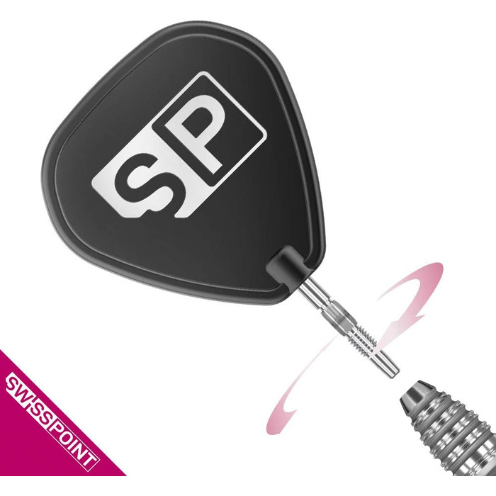 Набір сталевих дротиків Target Darts Bolide Swiss Point (26г, Barrel 03) – професійні дротики для дартсу