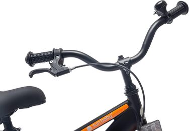 Дитяче велосипед Sun Baby Tiger Tracker 16 дюймів (Neon Orange) з бічними колесами для хлопчиків 2-6 років