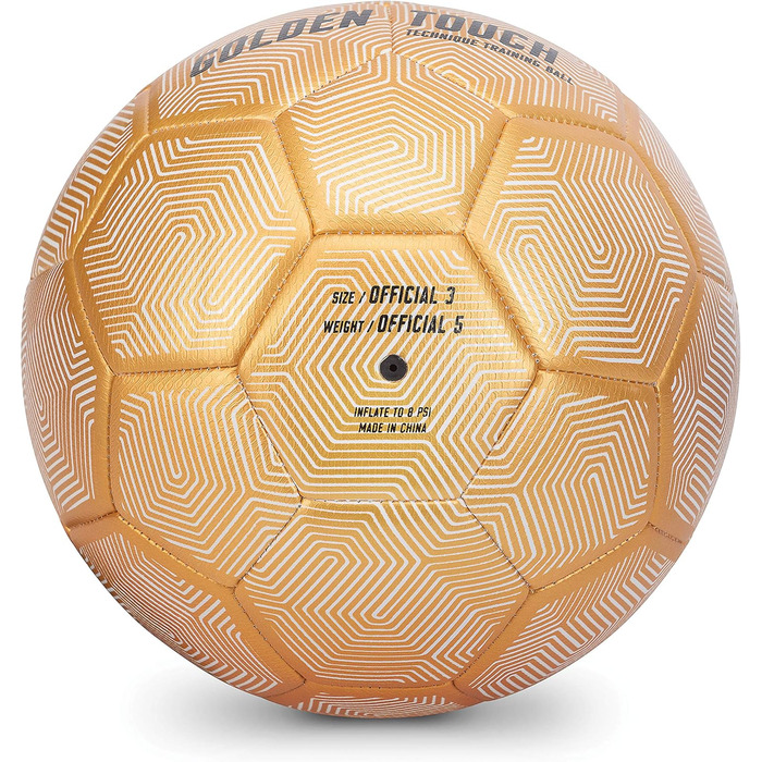 М'яч для футболу SKLZ Golden Touch, розмір 3, з обтяженням