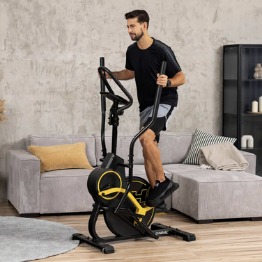 Орбітрек магнітний Hop-Sport HS-450B Dynamic чорно-жовтий