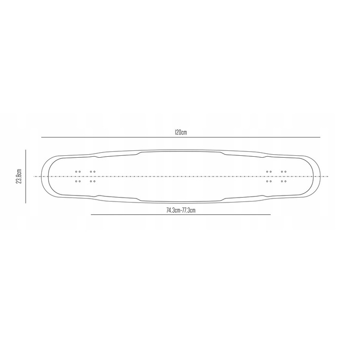 Лонгборд Luca Longboards Ballar L ABEC-9