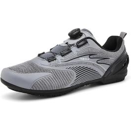 Чоловічі велотуфлі для фреймів без шипів, MTB та шосейні, сірі (43 EU)