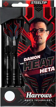 Дротики Harrows Damon Heta 90% вольфраму для дартсу, стальні