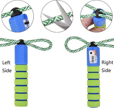 Стрибковий скакалка Springseil Speed Rope з лічильником та зручними антиковзними ручками, для фітнесу, кросфіту та боксу