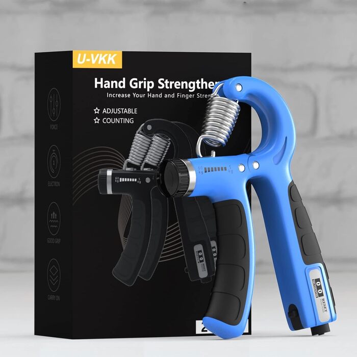 Набір для тренування зап'ястя 2 шт. (5-60 кг), тренажер для рук, для спортсменів та відновлення, FC0101 (Блакитний)