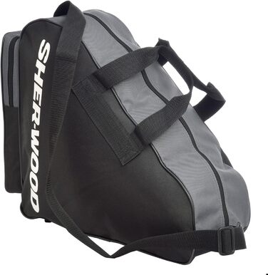 Сумка для ковзанів Sherwood: для ковзанів, роликів та хокею. Чорна сумка для дорослих та дітей