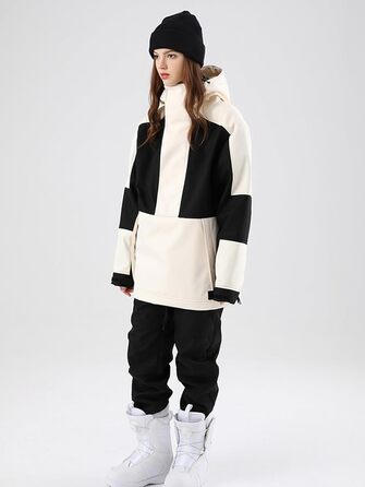 Комбінезон для сноуборду та лижного спорту HOUZONIY: теплий, водонепроникний, з капюшоном, для чоловіків та жінок