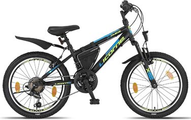 Гірський велосипед Licorne Bike Guide Premium 20 дюймів, 18 швидкостей, для дітей та дорослих, дівчат і хлопців