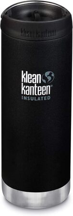 Термос-бутилка Klean Kanteen TKWide 473 мл чорна матова, для дорослих