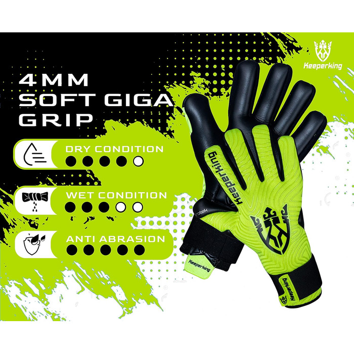 Воротарські рукавички для дорослих футболу, професійні Premier Grip 4мм, щільна посадка, різні розміри та кольори, унісекс