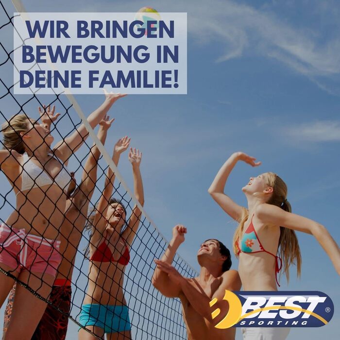 Волейбольний м'яч BEST SPORTING Heat, розмір 5: для гри на вулиці та в приміщенні, з штучної шкіри, преміум-якість, відмінний зчеплення, формастійкий та м'який