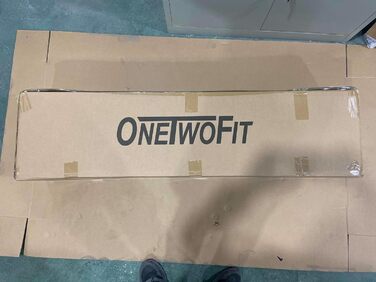 Багатофункціональна силова станція ONETWOFIT Power Tower: турнік, бруси та силовий стійка, регулювання висоти 127-220 см, навантаження до 180 кг, чорний