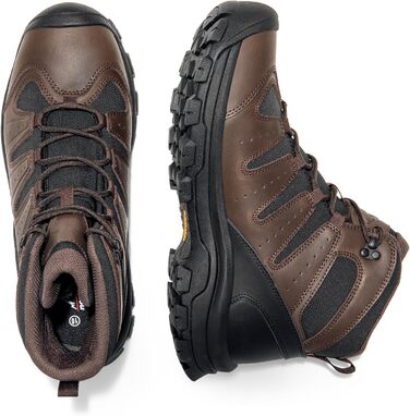 Чоловічі трекінгові черевики NORTIV 8, водонепроникні, темно-коричневі (44 EU)