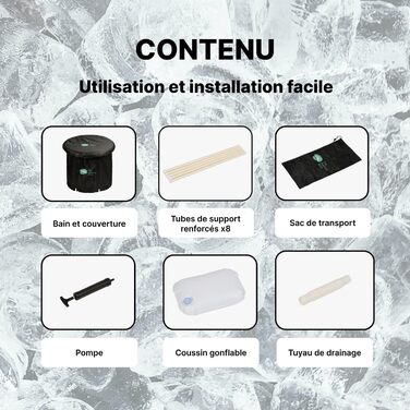 Льодяна ванна для відновлення, портативний Ice Bath Recovery Pod, для спортивної реабілітації, холодова терапія