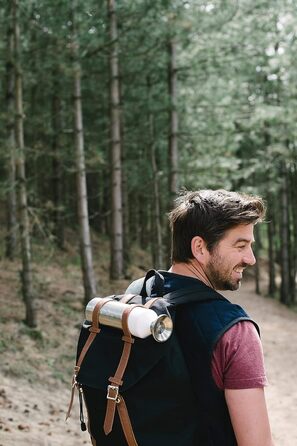 Пляшка для води Dopper Steel з нержавіючої сталі 350/490/800 мл, 1.1 л — BPA-free, герметична спортивна пляшка для спорту, офісу та активного відпочинку