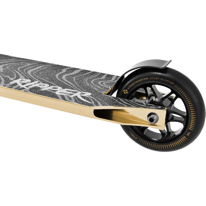 Трюковий самокат Streetsurfing Ripper Gold, преміум-якість, для екстремальних трюків