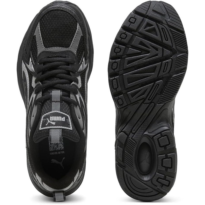 Жіночі кросівки PUMA Milenio Tech Dayinight – стильні та зручні (39 EU, Puma Black Silver Dark Gray)