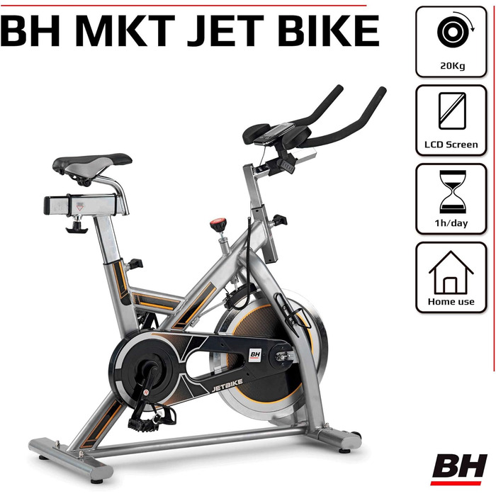 Велотренажер магнітний BH Fitness MKT Jet BIKE H9158RF для дому та фітнес-центрів