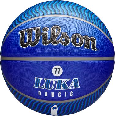 Баскетбольний м'яч WILSON NBA Luka Doncic, для вулиці, розмір 7, 17,8–74,9 см, міні