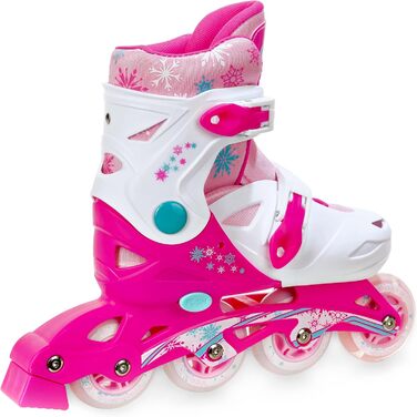 Дитячі ролики Inliner з LED підсвіткою, регульовані (Missy) 35-38 (21см-23,5см)
