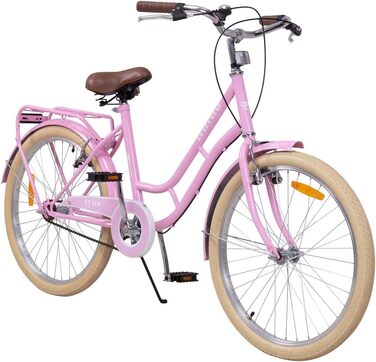 Дитяче велосипед Actionbikes 16/18/20/24 дюймів: V-Brake гальма, захист від бруду, для дівчаток та хлопчиків (Retrostar)
