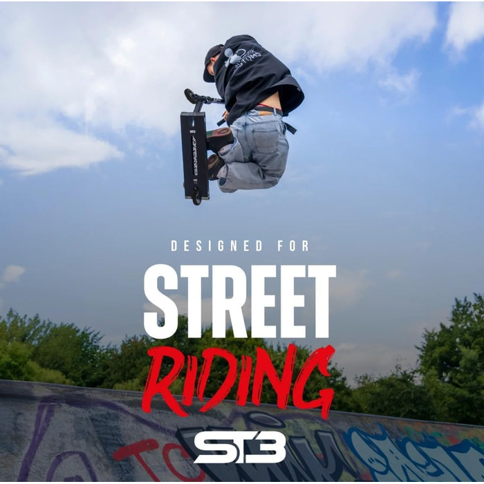 Трюковий самокат CORE Stunt Scooter Trick 110mm ABEC 9, висота 78-96 см, сріблястий, для дітей та професіоналів (від 5 років) + наклейка Fantic26
