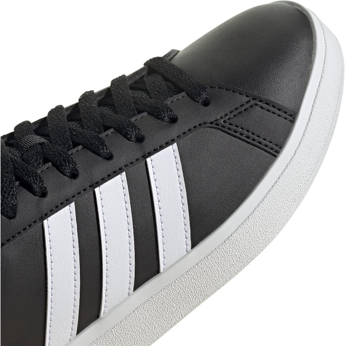 Жіночі кеди adidas Grand Court TD Lifestyle Court Casual, чорні з білими смугами, розмір 37 1/3 EU