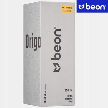 Термокухоль Beon Origo 450 мл, чорний, нержавіюча сталь, з блокуванням кришки