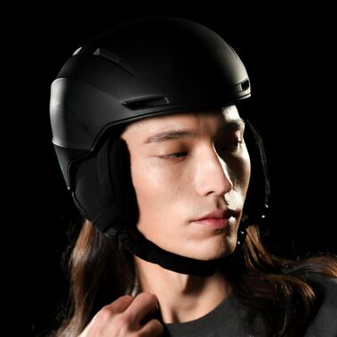 Гірськолижний шолом CRNK Skadi з Bluetooth, шумозаглушенням, чорний, M, для чоловіків і жінок