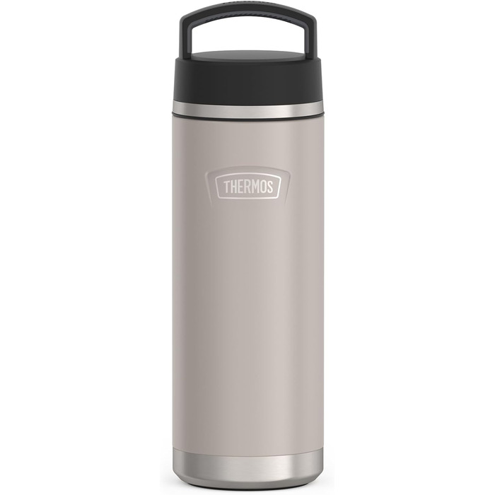 Термос Thermos Icon 710 мл, нержавіюча сталь, ізольована пляшка для напоїв, бежевий, збереження тепла 18 годин/холоду 24 години, герметична, без BPA, для гарячих і холодних напоїв, підходить для посудомийної машини