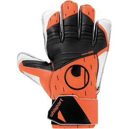 Воротарські рукавички Uhlsport Resist для дорослих, унісекс, розмір 7, флуоресцентний оранжевий/білий/чорний