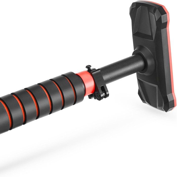 Климмувальна стійка Gymtek для дверного прорізу 70-100 см - для дому, фітнесу, силових тренувань (червона)