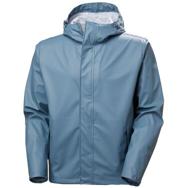 Чоловіча водонепроникна куртка-дождовик Helly Hansen Essential жовтого кольору (S, Navy)
