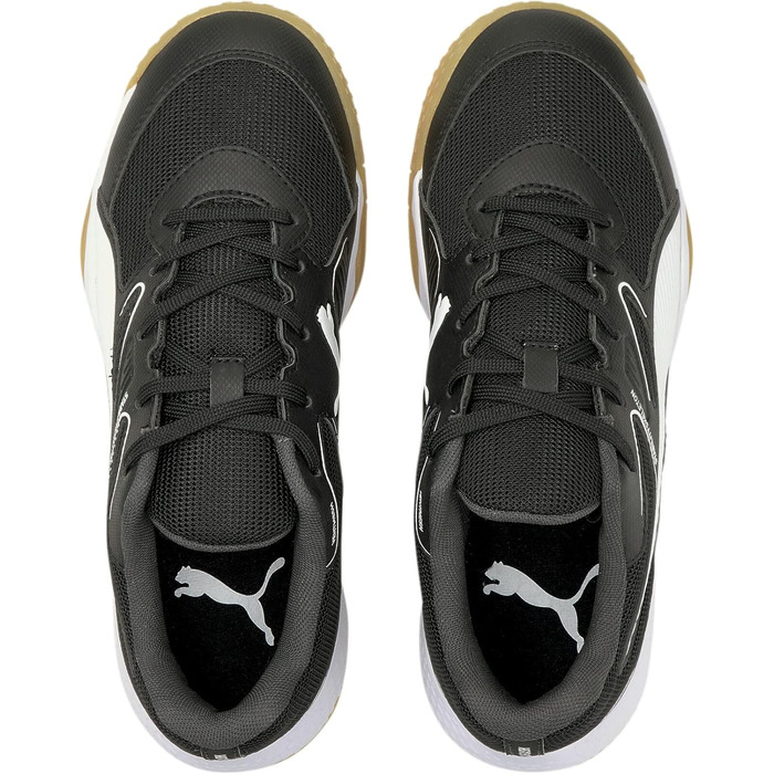 Дитячі кросівки PUMA Solarflash Jr для легкої атлетики, 32 EU, чорний/білий/червоний, Gum