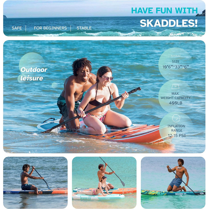 Надувний SUP (Stand-Up Paddle Board) для дорослих та підлітків з антиковзким покриттям – повний комплект. Ідеально для риболовлі, йоги, фітнесу та сімейного відпочинку. Дизайн під дерево, м'ятний колір.