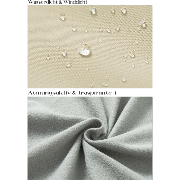 Водонепроникна куртка-вітровка Daen Outdoor Softshell з капюшоном для походів та прогулянок, розмір M, колір хакі