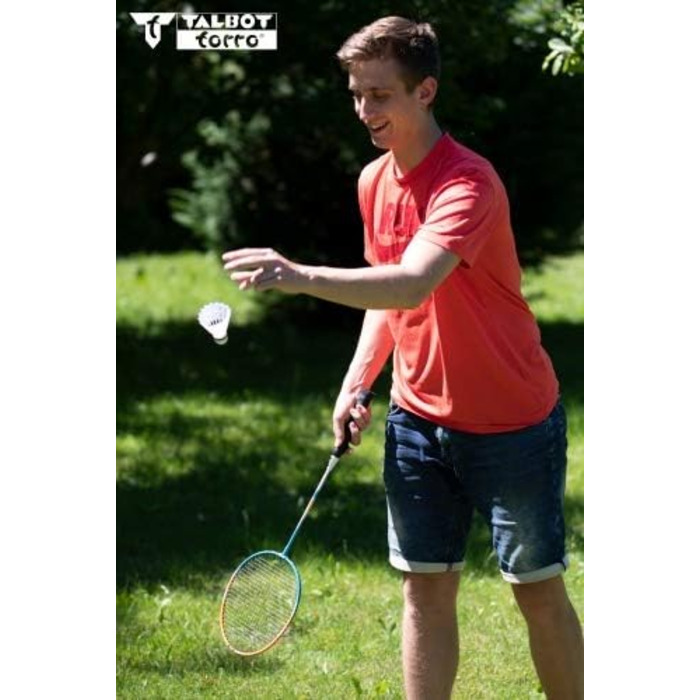 Набір для бадмінтону Talbot-Torro 2-Attacker: 2 ракетки, 2 волани, сумка преміум-якості